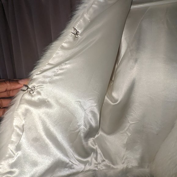 Pink and White Fur Jacket - Picture 2 of 5